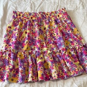 Floral Women's Skirt - Multicolor